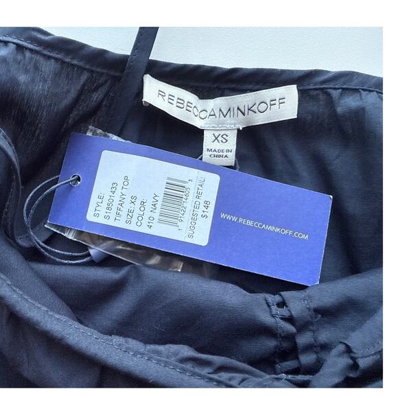 NWT Rebecca Minkoff Tiffany Off-the-shoulder Embroidered Top Size XS - Picture 7 of 7